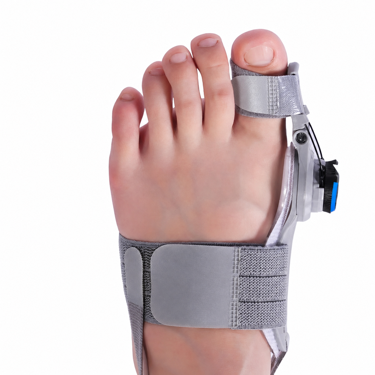 Correcteur Hallux Confort porté, vue du dessus